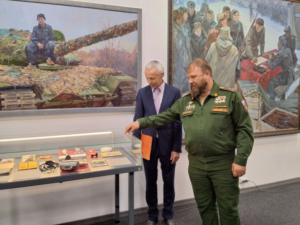 Командир танка «Алёша», писатель и воин Максим Бахарев и другие герои в Музее обороны Москвы